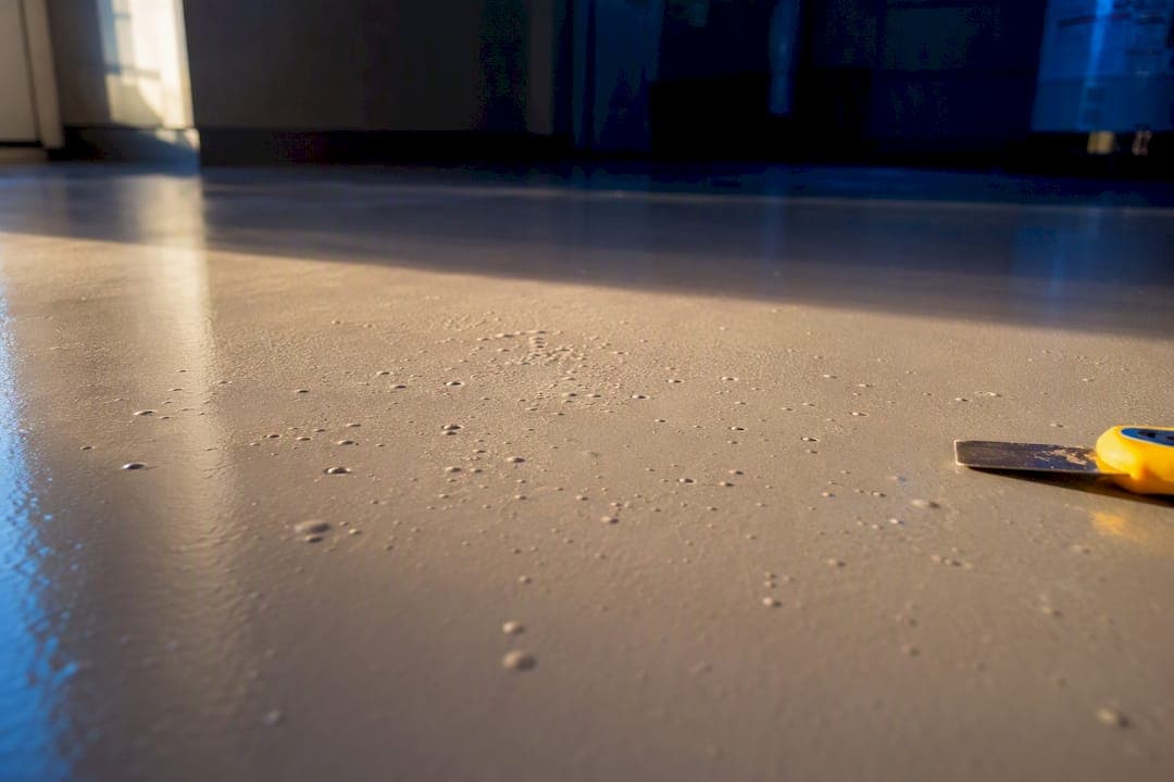 Homeowners: Epoxy Floor Bubbles in 1–2 Hours, Test Moisture First